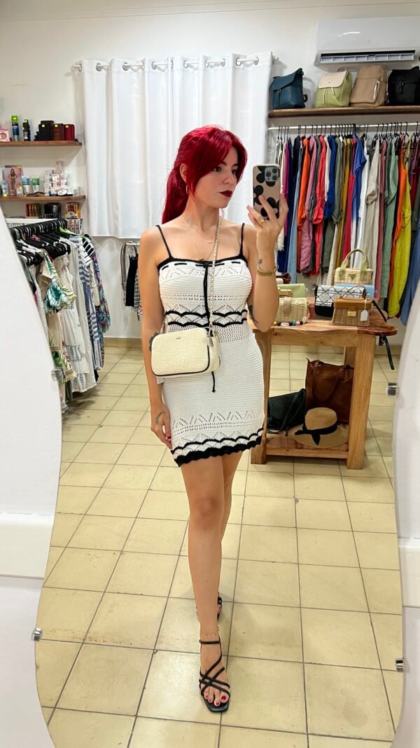 Vestido Corto Crochet