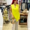 Blusa de Lino con Drapeado en el Escote - Imagen 2
