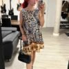Vestido Linea A Estampado - Imagen 2