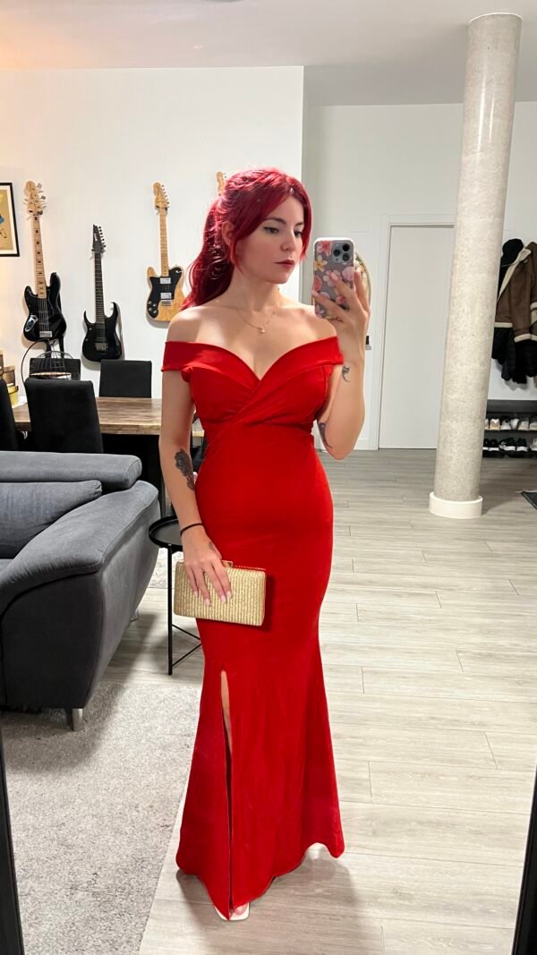 Vestido Cuello Barco