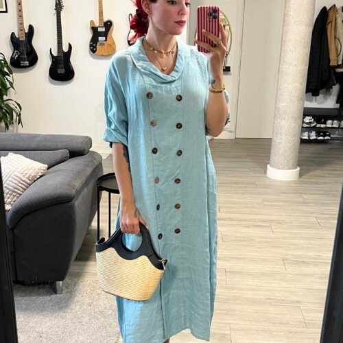 Vestido con Botones al Frente