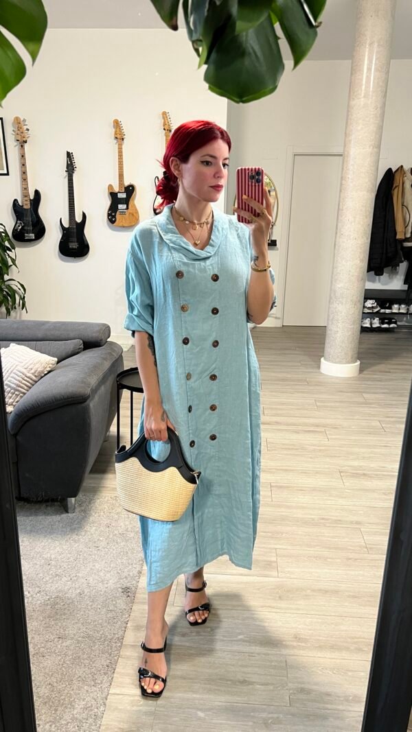 Vestido con Botones al Frente