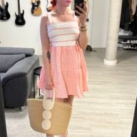 Vestido de Guinga y Serpentina