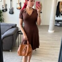 Vestido de Punto Línea A