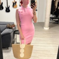 Vestido Ajustado con Cereza