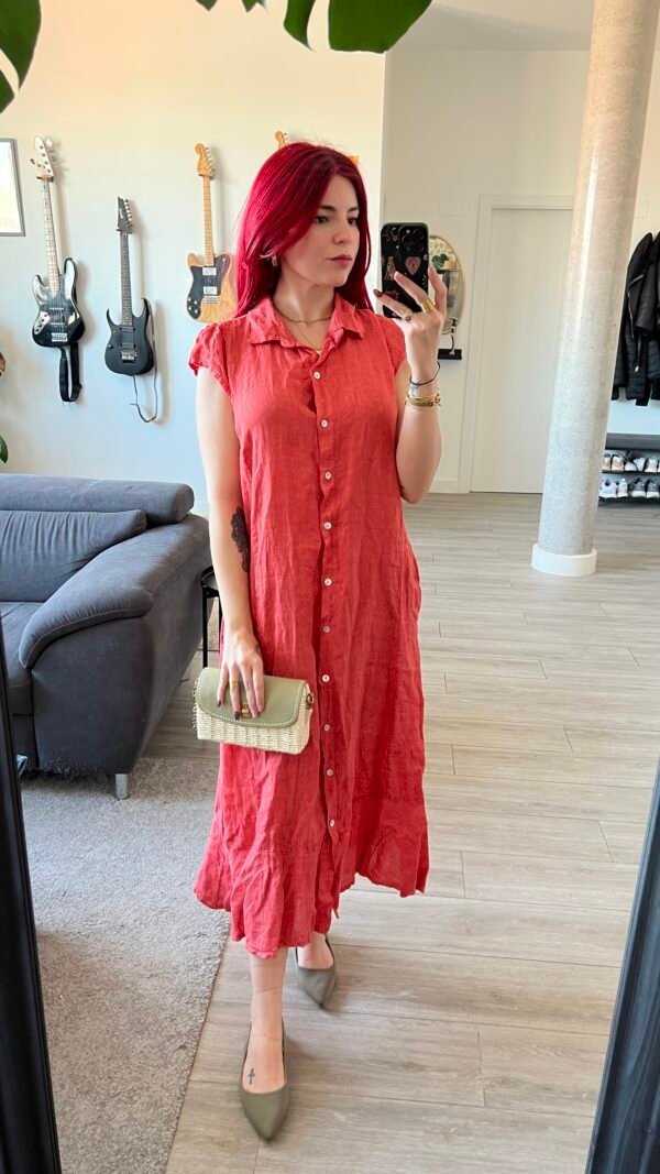 Camisero Largo Manga Volante