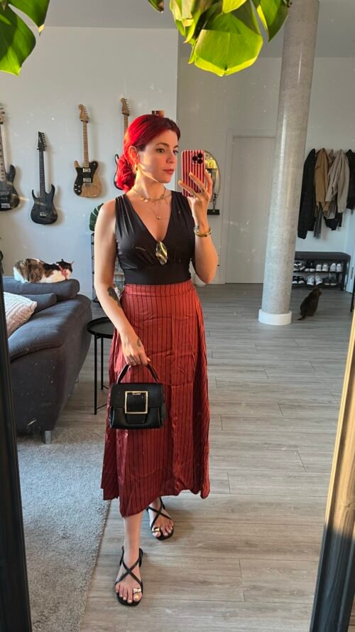 Saya Lencera Rayas Negras