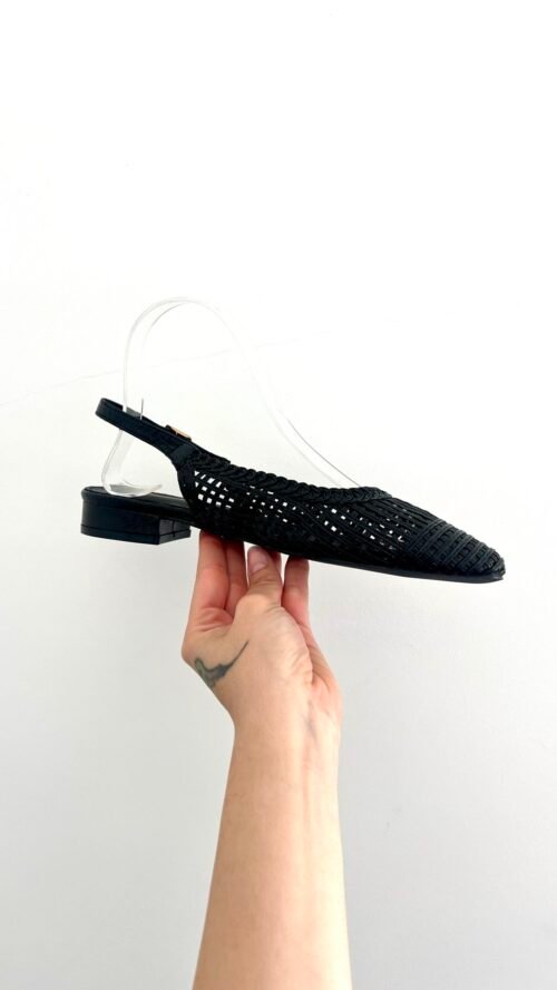 Puntifinos Descalzados Tejidos Negros