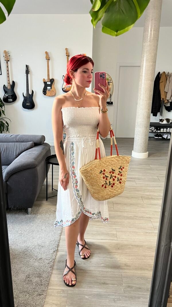 Saya Cruzada al Frente con Bordado