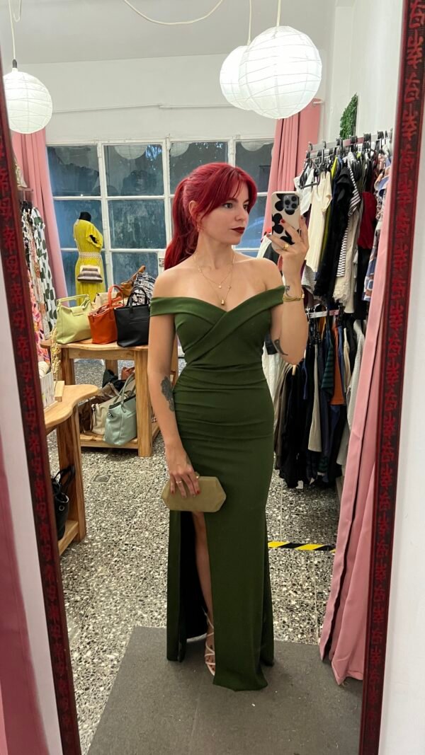 Vestido Cuello Barco