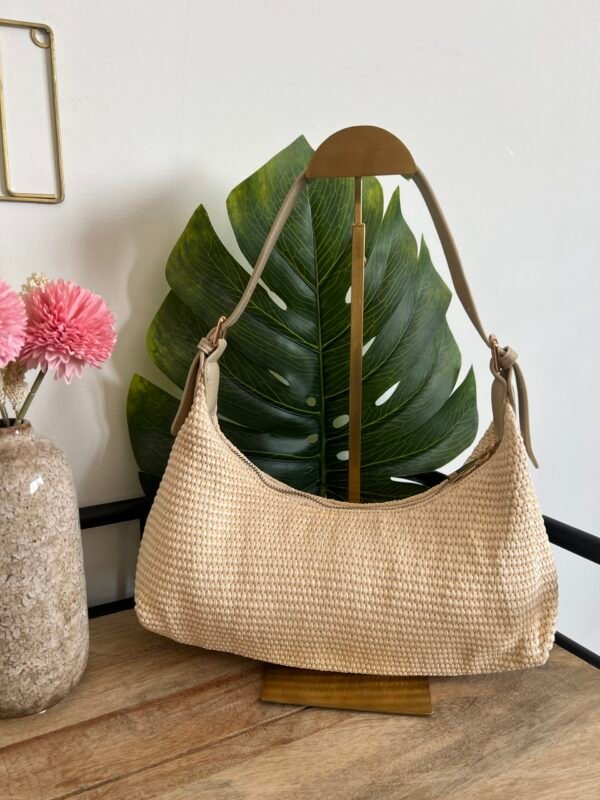 Cartera Pequeña Imitación Rafia