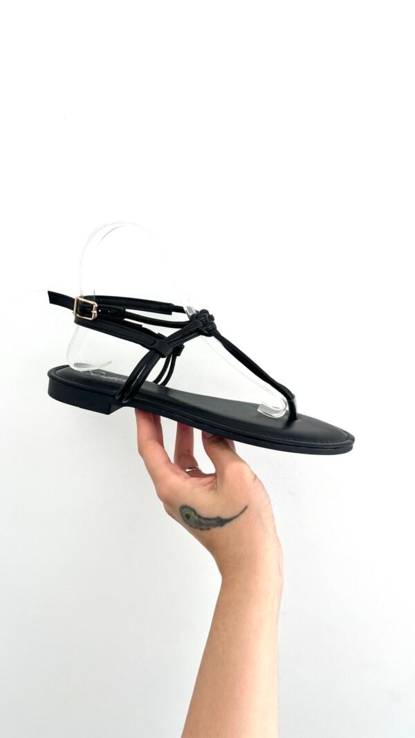 Sandalias Metededo Negras