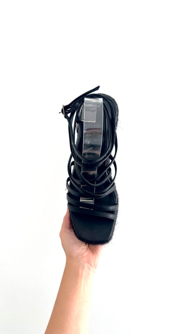 Plataformas de Rafia Cocalecas Negras