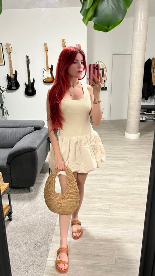 Vestido Ajustado Saya Bombillo