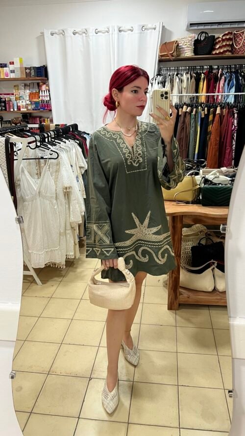 Mamita Color Entero Bordado Dorado