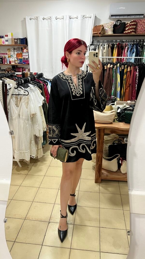 Mamita Color Entero Bordado Dorado