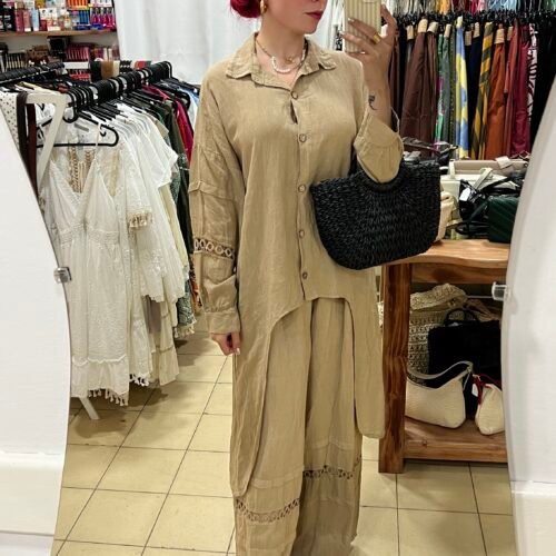 IMG_7687 Conjunto de Pantalón y Blusa con Crochet