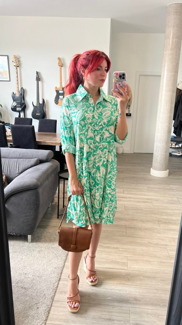 Camisero Estampado Manga Larga