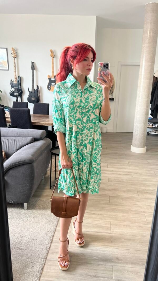 Camisero Estampado Manga Larga