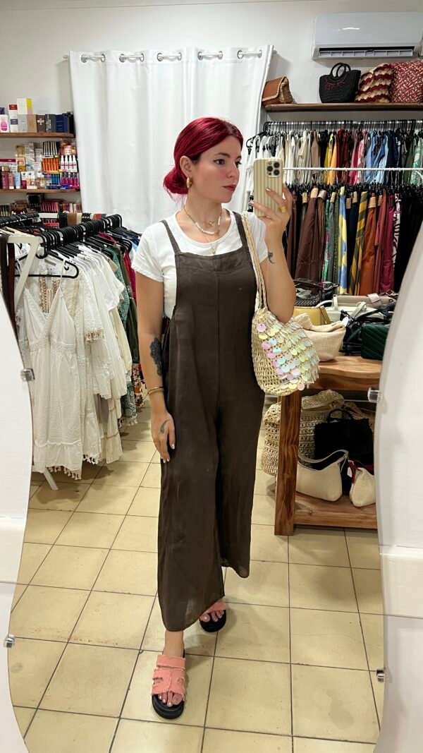 Mono de Lino con Pulover