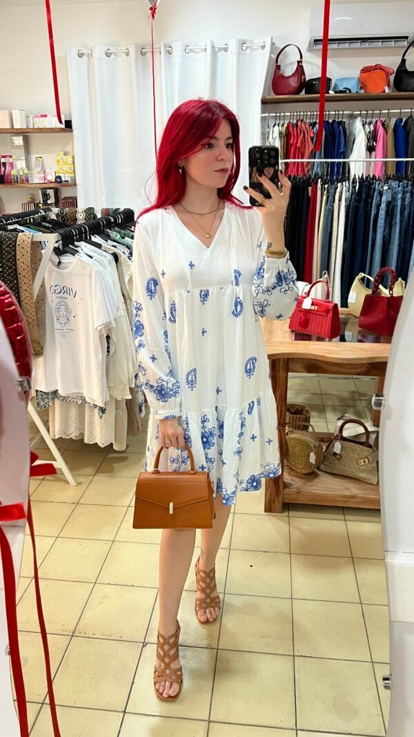 Mamita Manga Larga Bordada