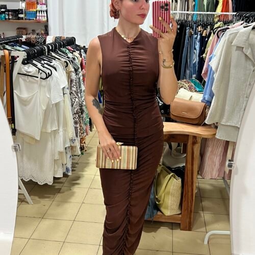 Vestido Fruncido ZARA