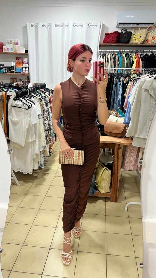 Vestido Fruncido ZARA