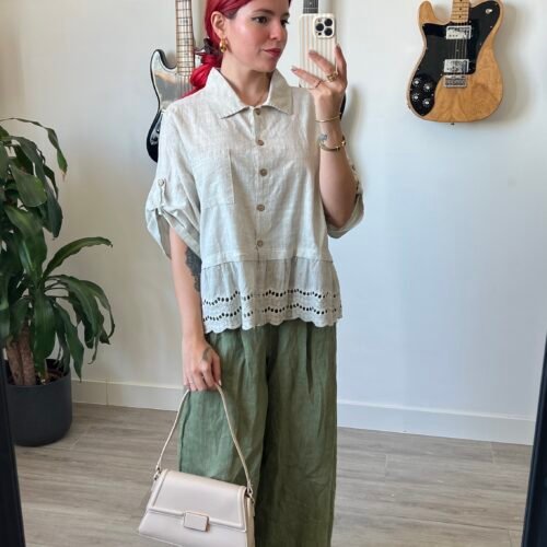 IMG_9065 Conjunto de Pantalón y Blusa Bordada