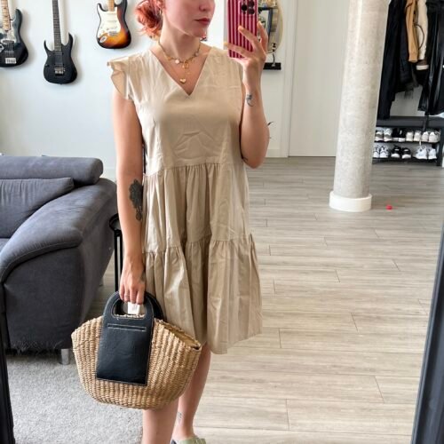 IMG_9075 Vestido Escote V Saya Can Can