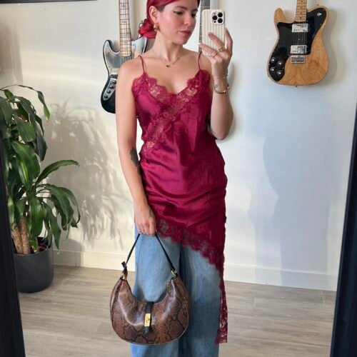 Vestido Lencero Asimétrico