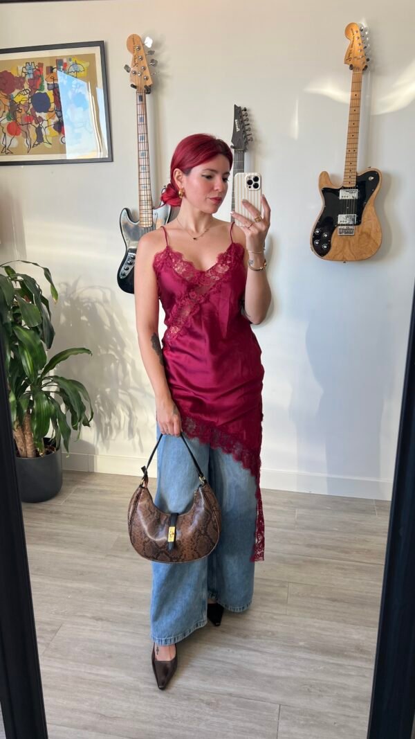 Vestido Lencero Asimétrico