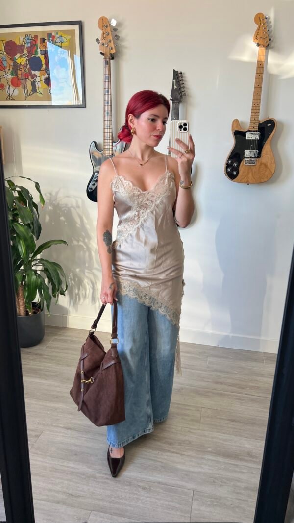 Vestido Lencero Asimétrico