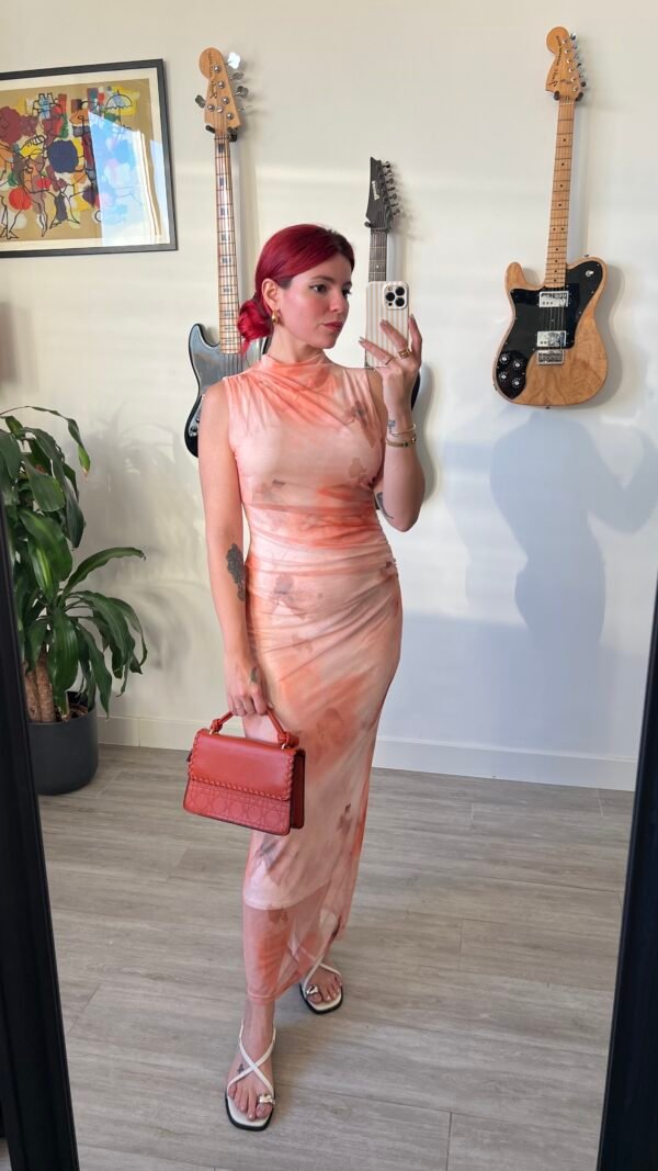 Vestido Tul Degradación de Colores