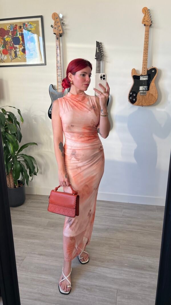 Vestido Tul Degradación de Colores