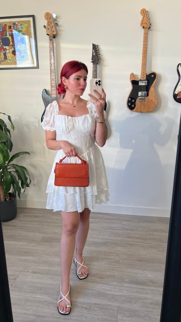 Vestido Corte Princesa Blanco