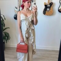 Conjunto Pantalón y Blusa Tirantes con Vuelos