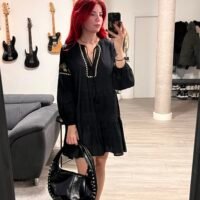 Mamita Escote V Bordada