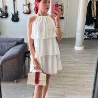 Vestido de Tirante con 3 Vuelos