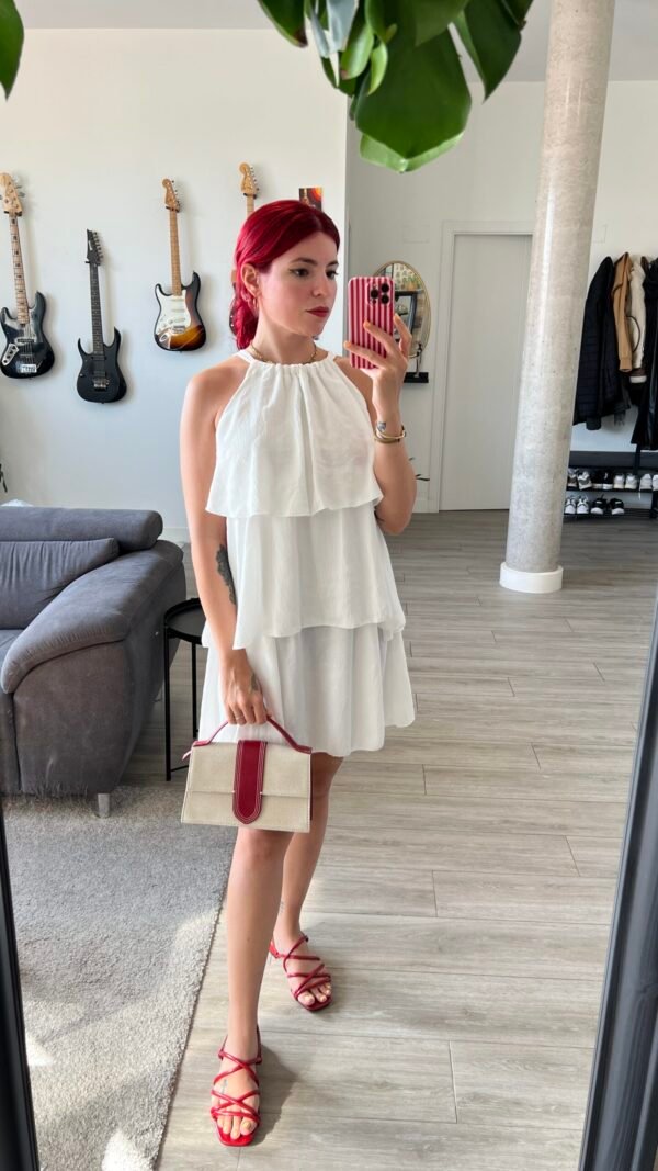 Vestido de Tirante con 3 Vuelos