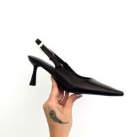 Puntifinos de Tacón Color Chocolate