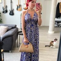 Vestido Indio con Espalda Afuera