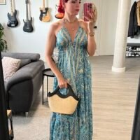 Vestido Indio con Espalda Afuera