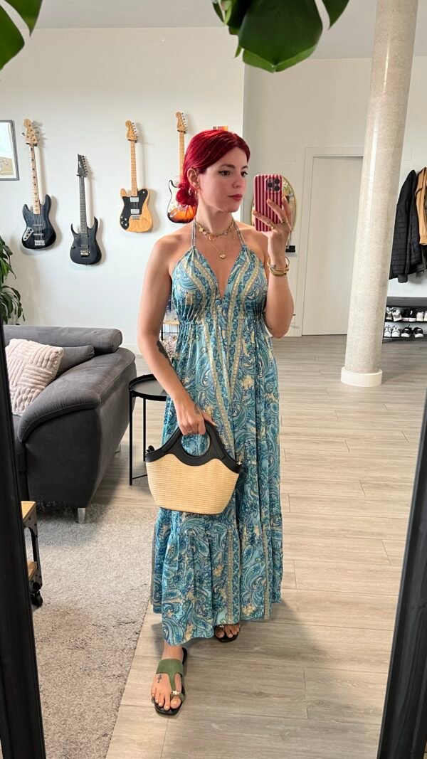 Vestido Indio con Espalda Afuera