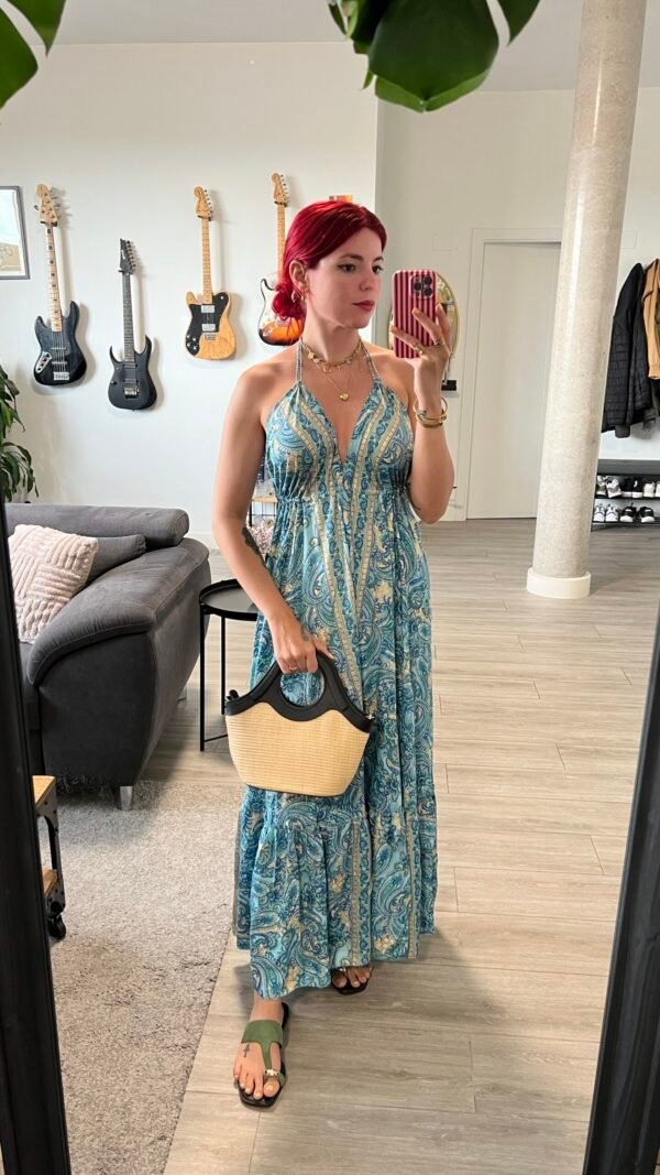 Vestido Indio con Espalda Afuera