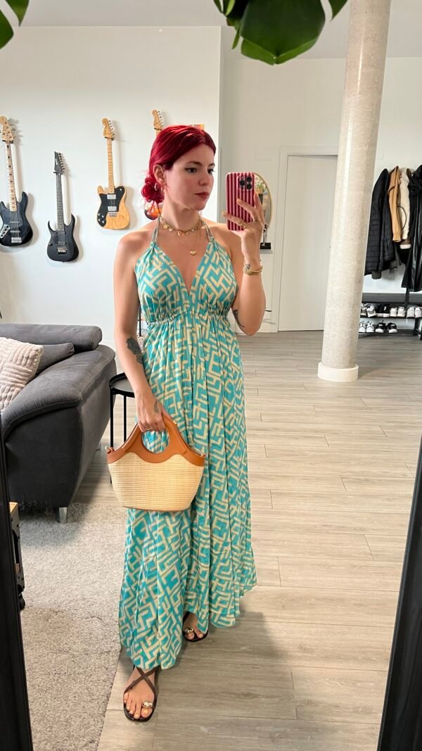 Vestido Indio con Espalda Afuera