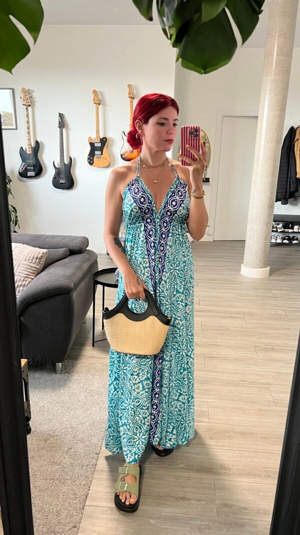 Vestido Indio con Espalda Afuera