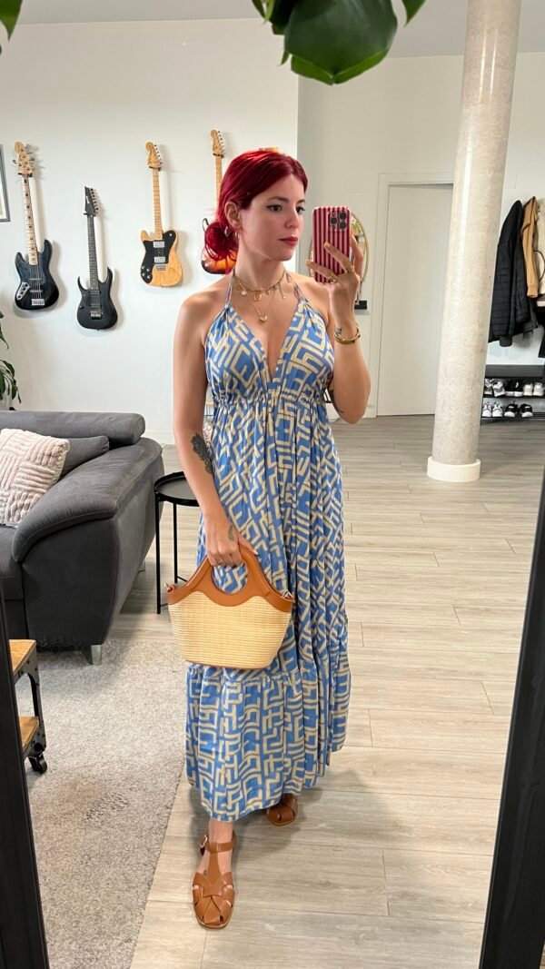 Vestido Indio con Espalda Afuera