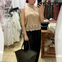 Blusa Lencera con Encaje