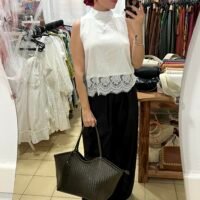 Blusa Lencera con Encaje