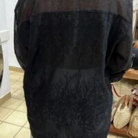 Camisa Color Entero Bordada Manga Larga